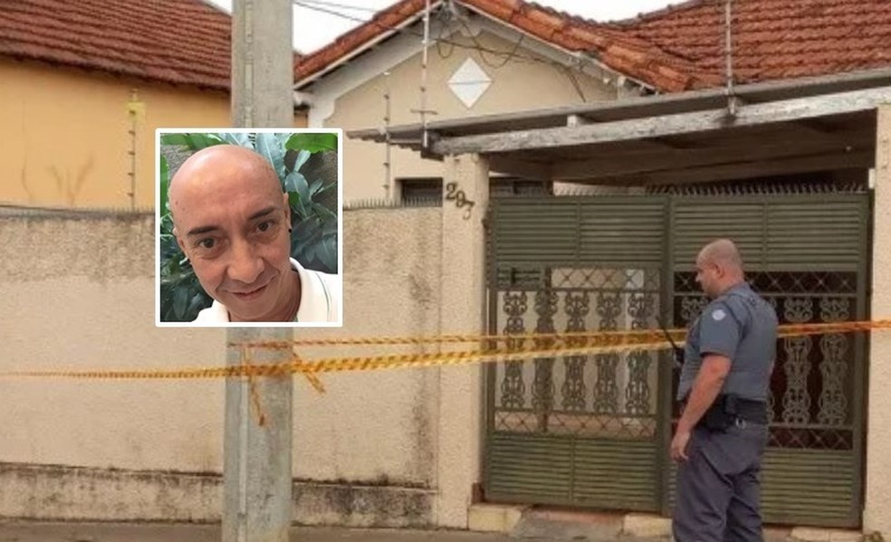 O cabeleireiro Rodson Sérgio Pires foi encontrado morto em casa revirada em São Carlos — Foto: A Cidade ON São Carlos e Reprodução/Facebook