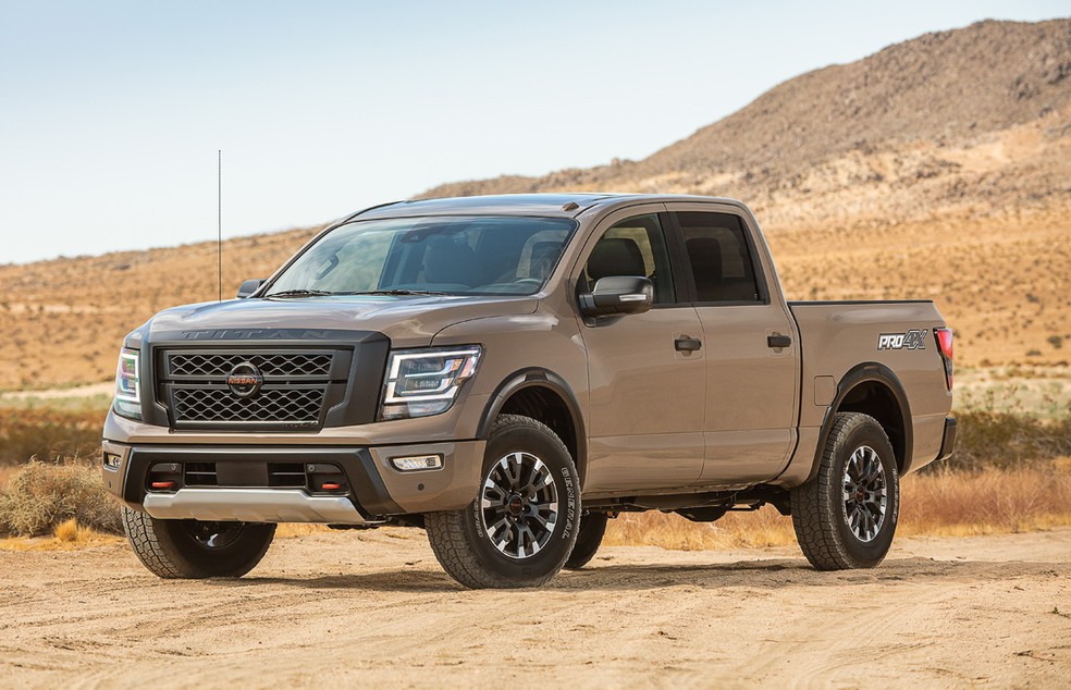 Nissan Titan Pro 4X inspirou visual da vers&atilde;o equivalente da Frontier &mdash; Foto: Divulga&ccedil;&atilde;o