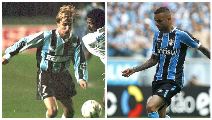 Paulo Nunes Luan Grêmio (Foto: Montagem sobre fotos / GloboEsporte.com)