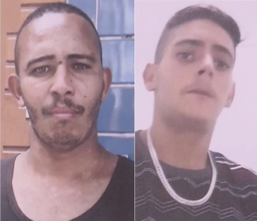 Gutemberg e Lucas são duas das três vítimas — Foto: Reprodução TV Subaé