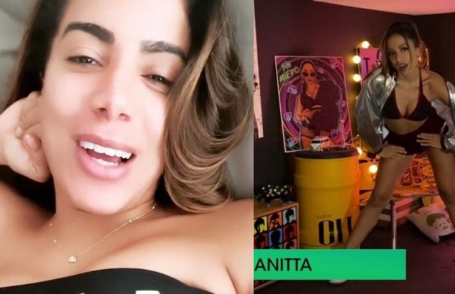 Anitta manda comprar microfone (Foto: Reprodução/Instagram)