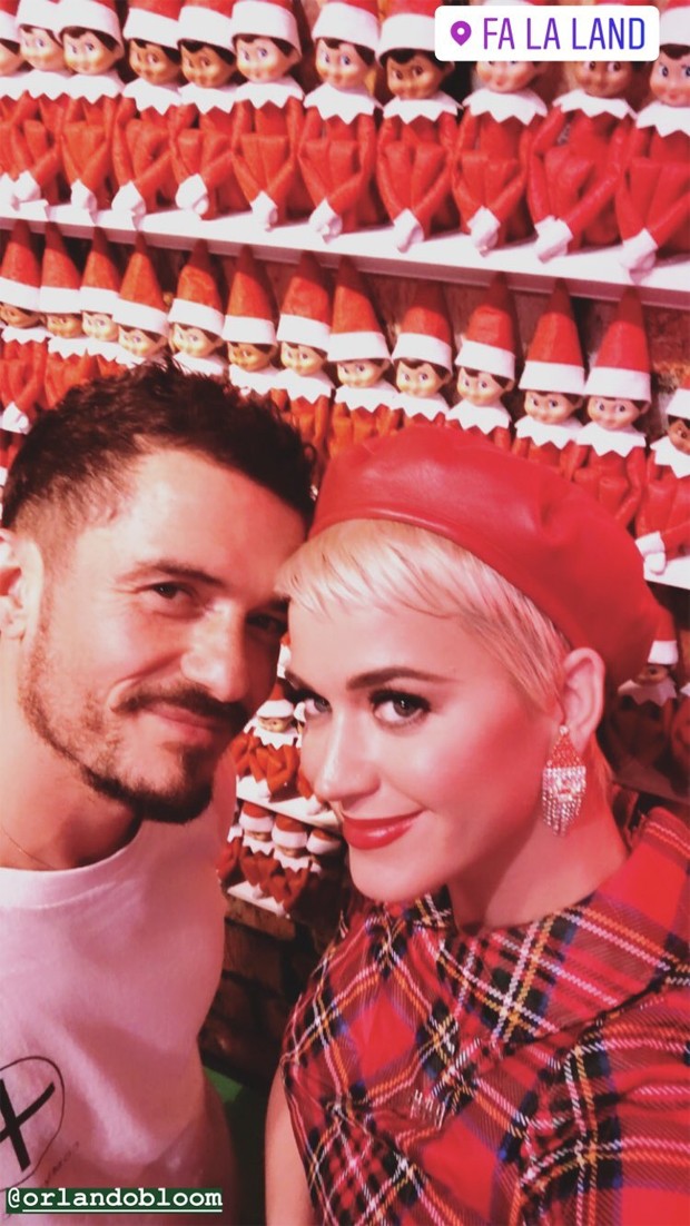 Orlando Bloom e Katy Perry (Foto: Reprodução/Instagram)