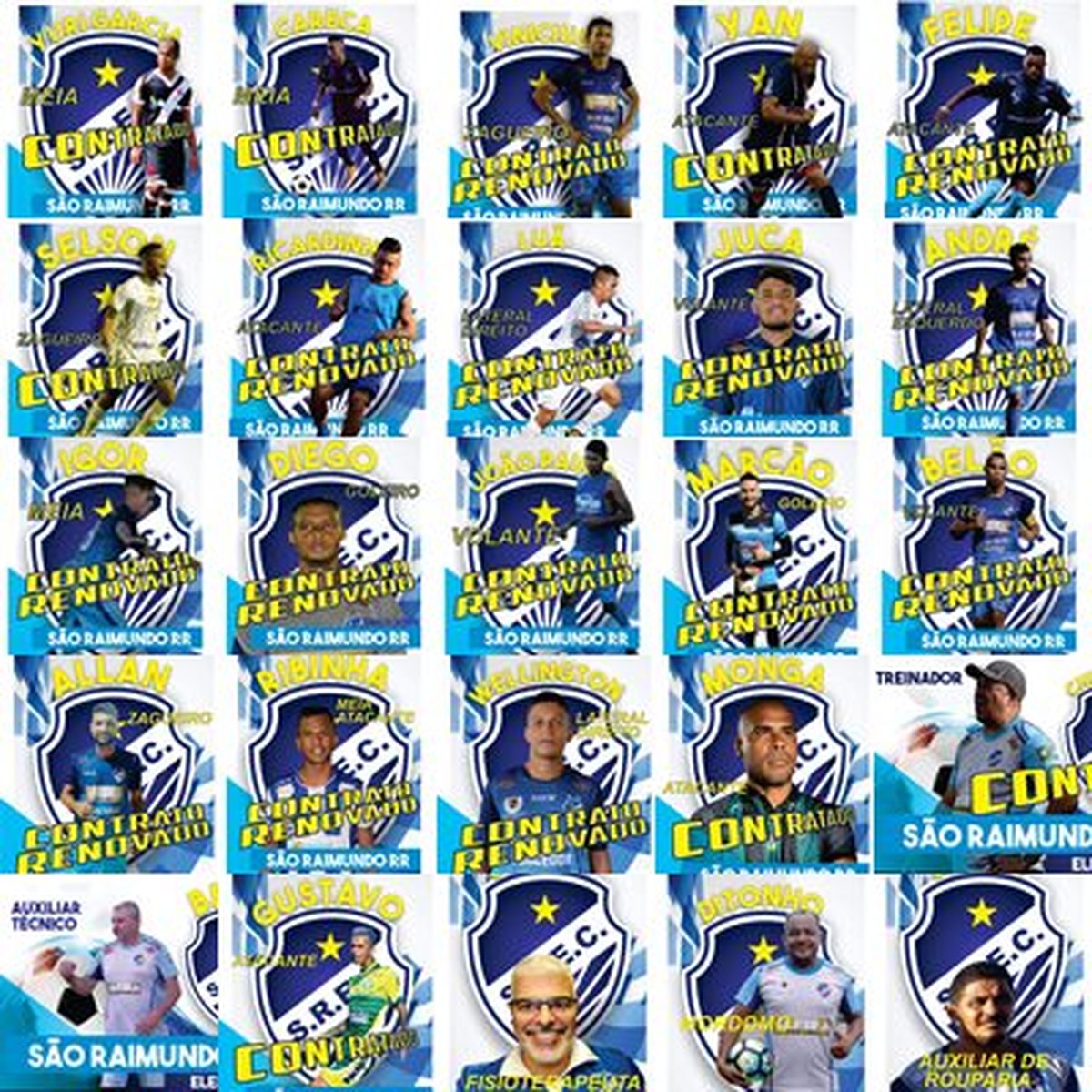 São Raimundo-RR anuncia elenco para 2019; apresentação no dia 7 de ...