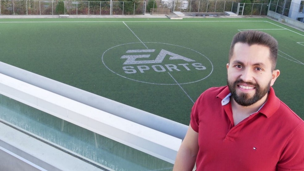 Sam Rivera é produtor da EA Sports especializado na jogabilidade do FIFA — Foto: Reprodução