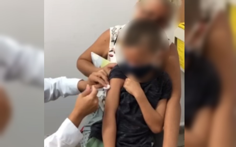 Vacinação de crianças em Abadia de Goiás começou em 11 de fevereiro, Goiás — Foto: Reprodução/Instagram