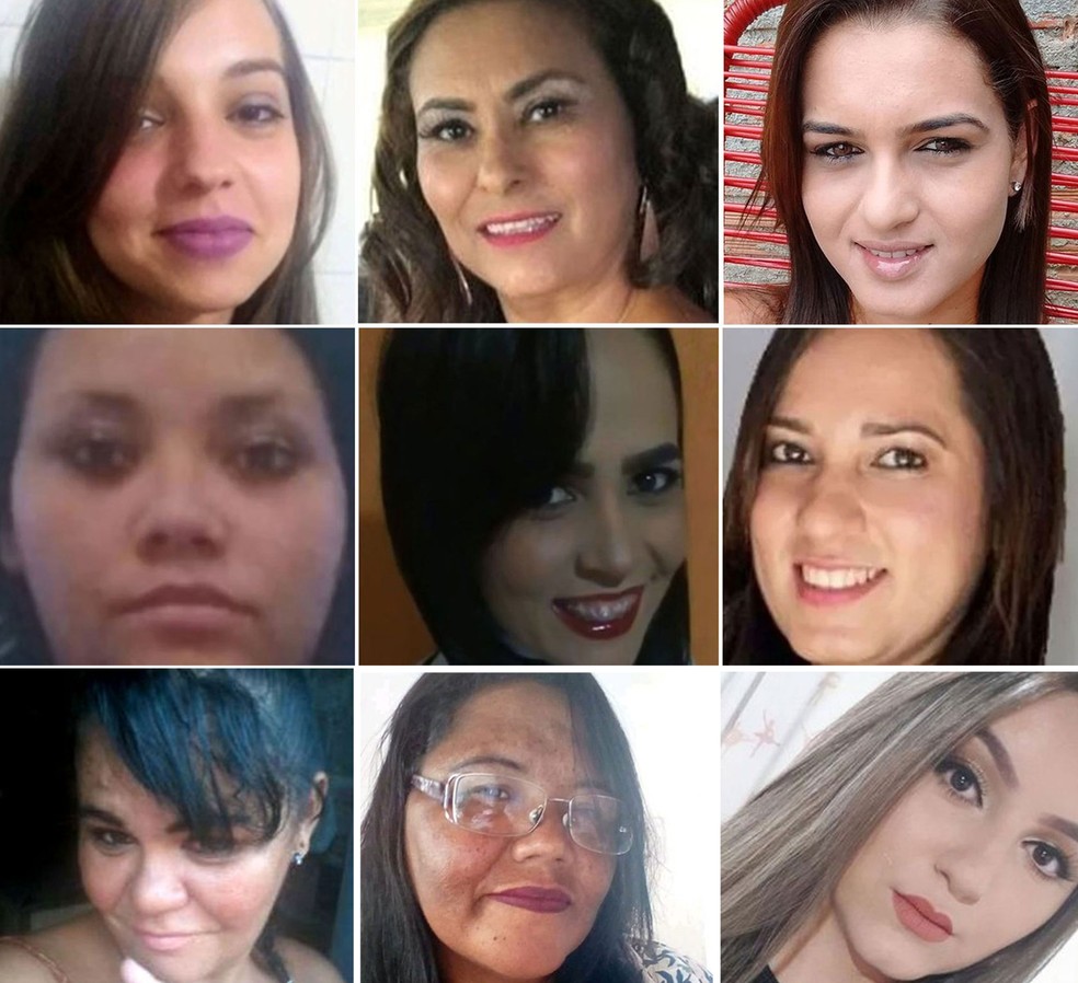 Vítimas de feminicídio no 1º trimestre de 2019 em São Paulo — Foto: Reprodução/Arquivo pessoal