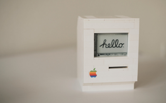 Desenvolvedor criou réplica do Macintosh com peças de LEGO e Raspberry Pi (Foto: Divulgação/JannisHermanns)