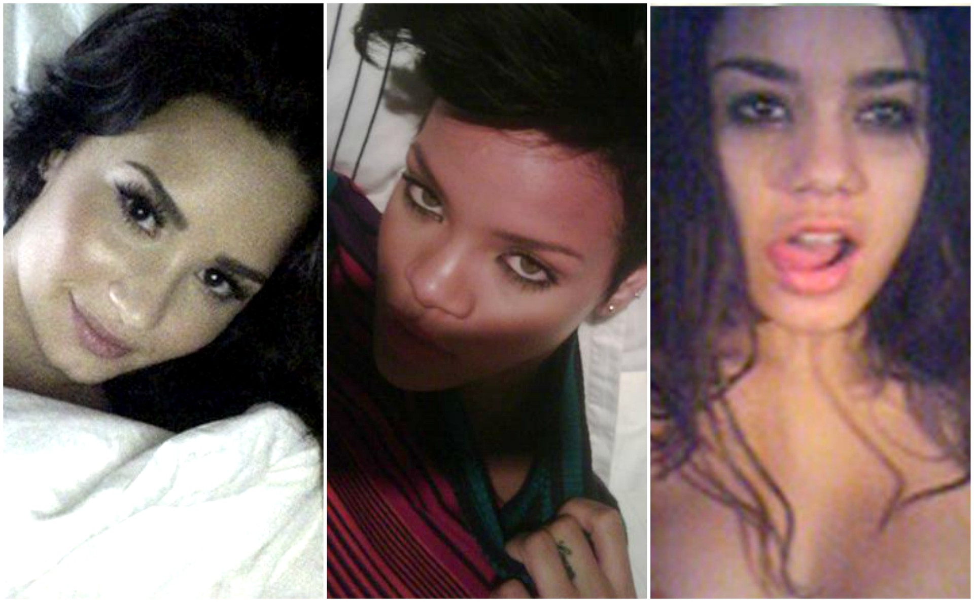 Demi Lovato, Rihanna e Vanessa Hudgens já passaram por isso. (Foto: Reprodução)