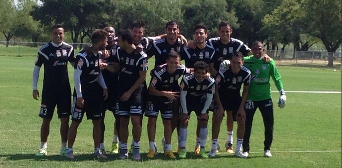 Tigres treino Inter Libertadores (Foto: Reprodução, Twitter)
