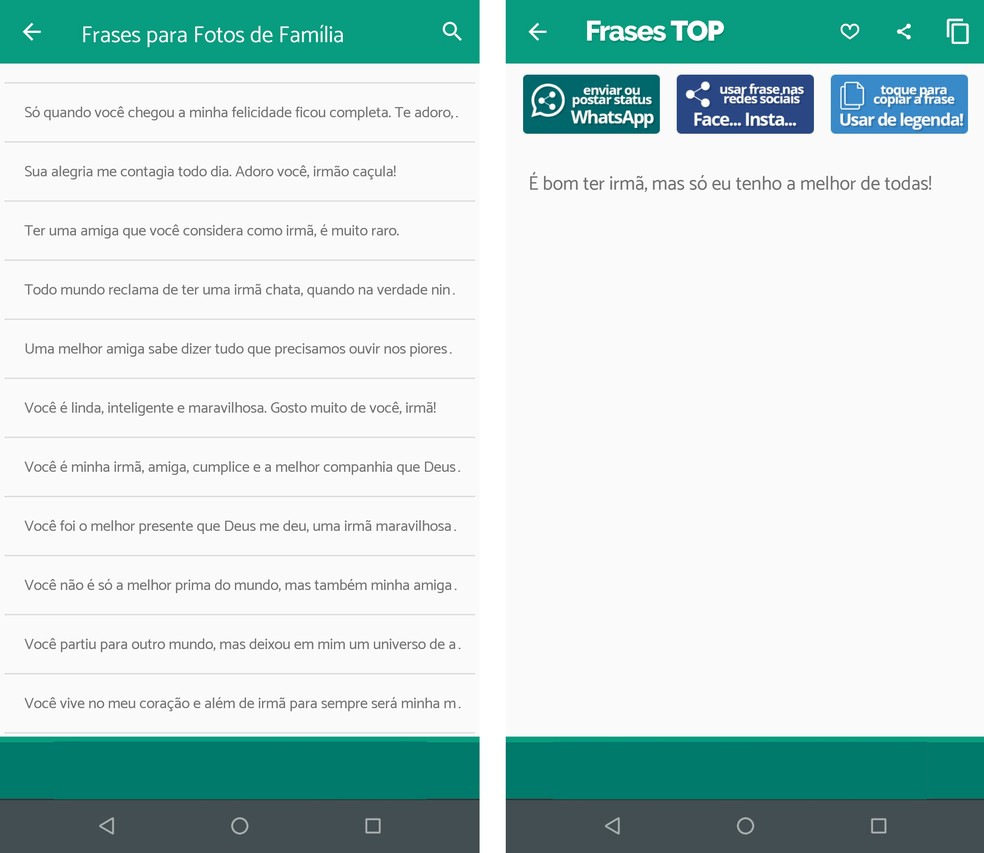 Mensagem De Dia Do Irmao Para Whatsapp Veja Apps Com Frases Redes Sociais Techtudo