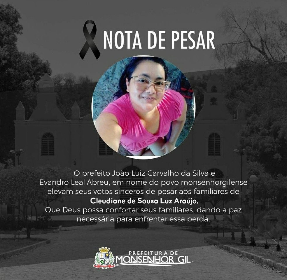 Casal morre em grave acidente entre carro e moto na BR-316, em Lagoinha do Piauí — Foto: Reprodução