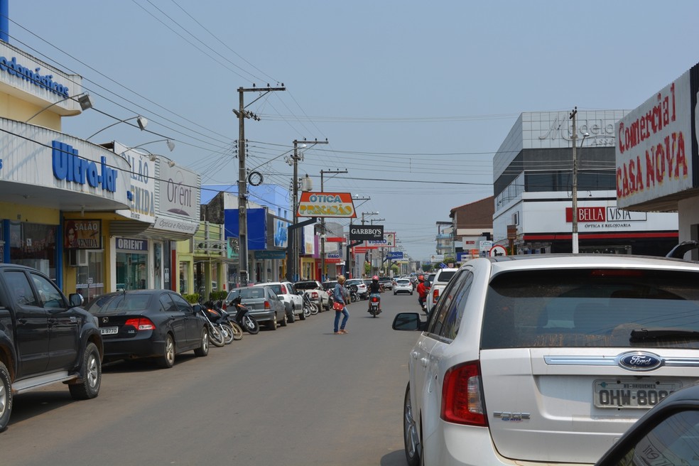 Comércio de Ariquemes — Foto: Jeferson Carlos/ G1/ Arquivo