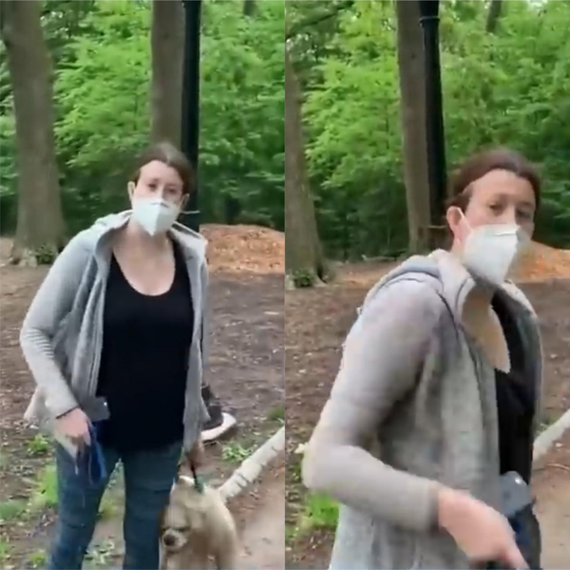 Vídeo que mostra Amy Cooper ligando para a polícia viralizou nas redes (Foto: Reprodução/Instagram)