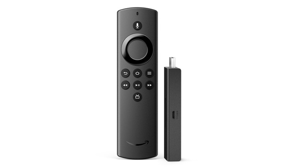 Fire TV Stick Lite, acessório que adiciona funcionalidades da Amazon em televisores — Foto: Amazon/Divulgação