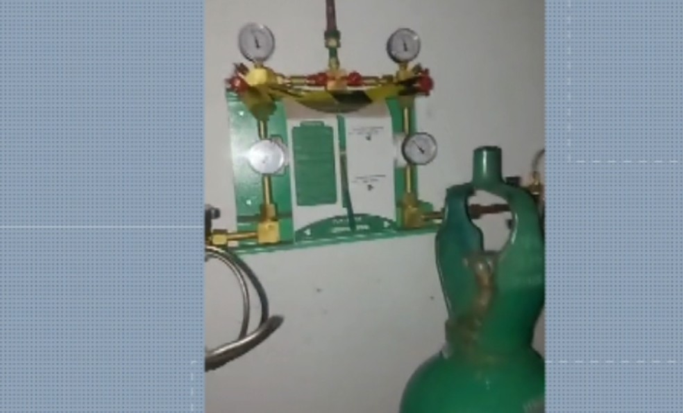 Polícia Civil investiga desligamento inadequado do cilindro de oxigênio na UPA de Passos, MG — Foto: Reprodução/EPTV 