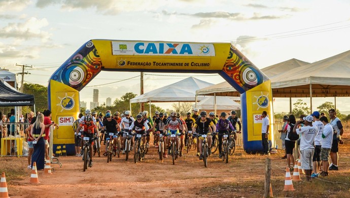 Mais de cem ciclistas disputam competição de MTB em Taquaruçu (Foto: Daniel/Divulgação )