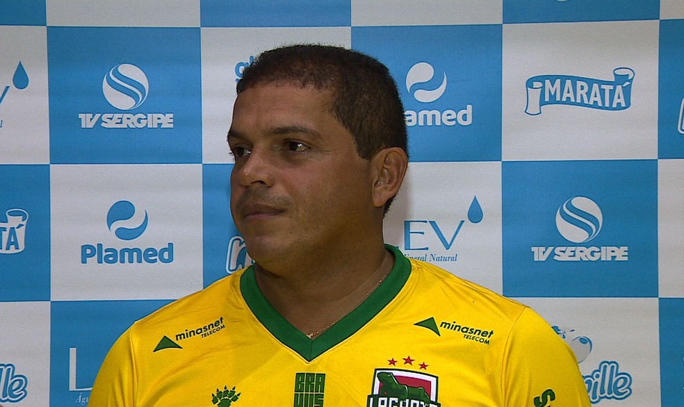 Rogério, goleiro de Lagarto — Foto: Reginaldo Rodrigues