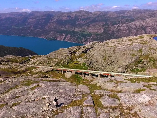 As belas paisagens da Noruega (Foto: TV Globo)