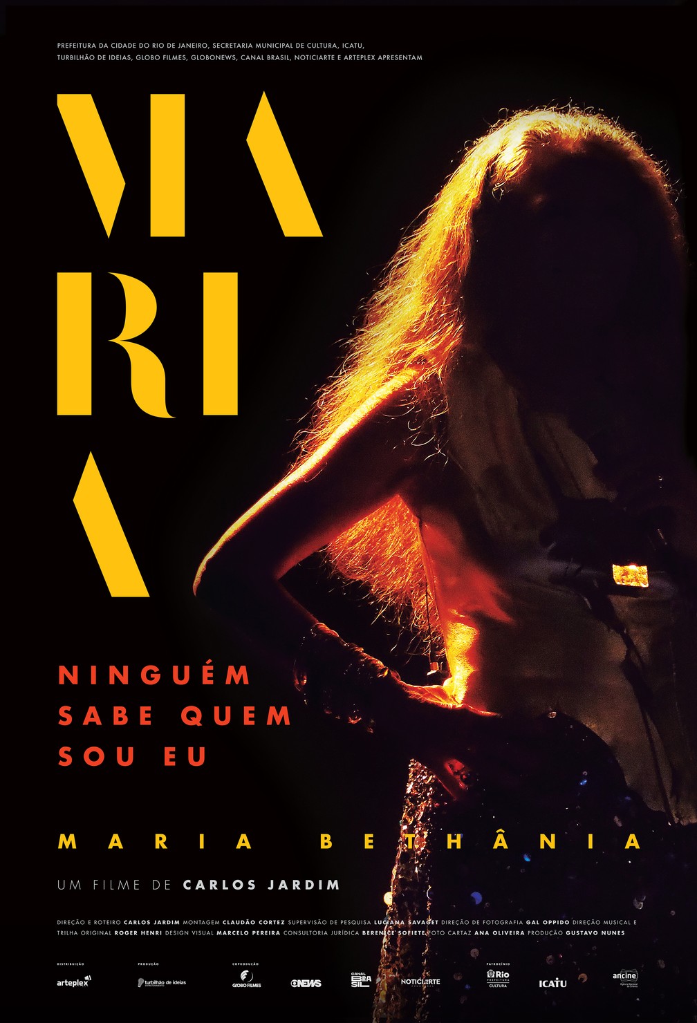 Cartaz de 'Maria – Ninguém sabe quem sou eu', filme de Carlos Jardim — Foto: Divulgação