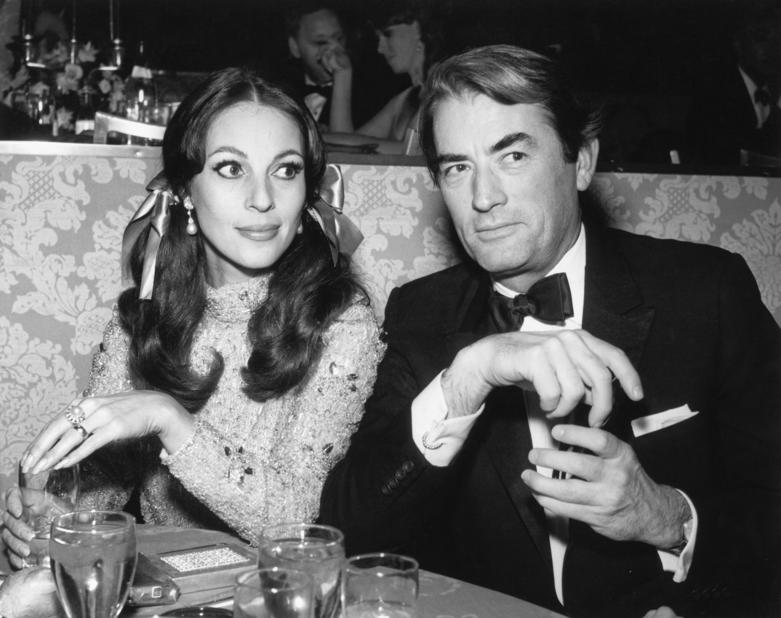 Véronique and Gregory Peck, 1967 (Foto: Divulgação)