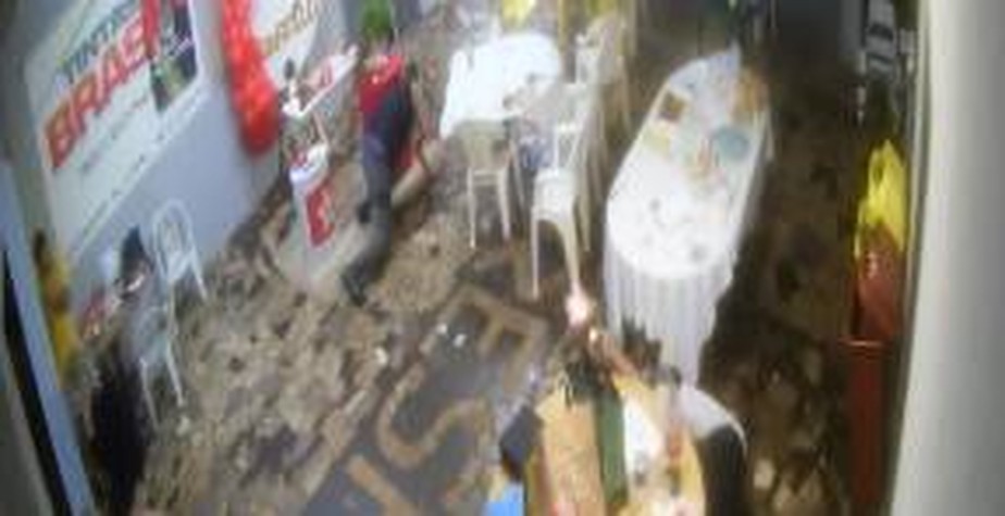 Vídeo mostra momento dos tiros em festa temática do PT que culminou na morte do aniversariante
