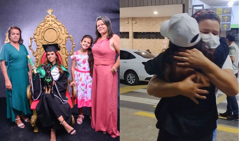 Mãe se divide em orgulho e saudade da filha, que estuda na Argentina desde o ano passado. — Foto: Instagram/Reprodução