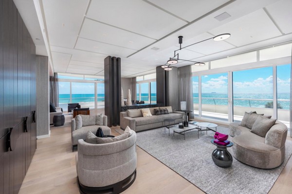 O apartamento de R$ 54 milhões em Miami comprado por Kanye West para Kim Kardashian em dezembro de 2018 e devolvido em fevereiro de 2019 (Foto: Divulgação)