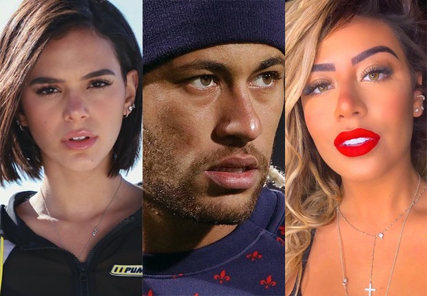 Bruna Marquezine, Neymar e Rafaella Santos (Foto: Reprodução/Instagram)