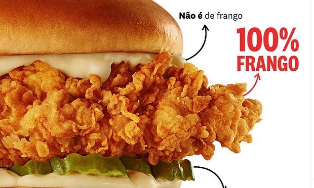 KFC provocou McDonald's e Burguer King após polêmica com sanduíches (Foto: Reprodução)