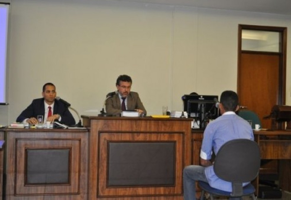 Julgamento do vigilante que matou crian&ccedil;a atropelada em Tr&ecirc;s Lagoas (MS) (Foto: Albecyr Pedro/TJMS)