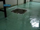 Hospital Regional do Gama, no DF, fica inundado após chuva; veja vídeo