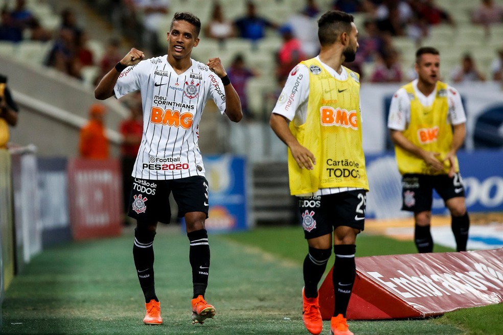 Pedrinho teve protagonismo na partida — Foto: Rodrigo Gazzanel/Ag. Corinthians