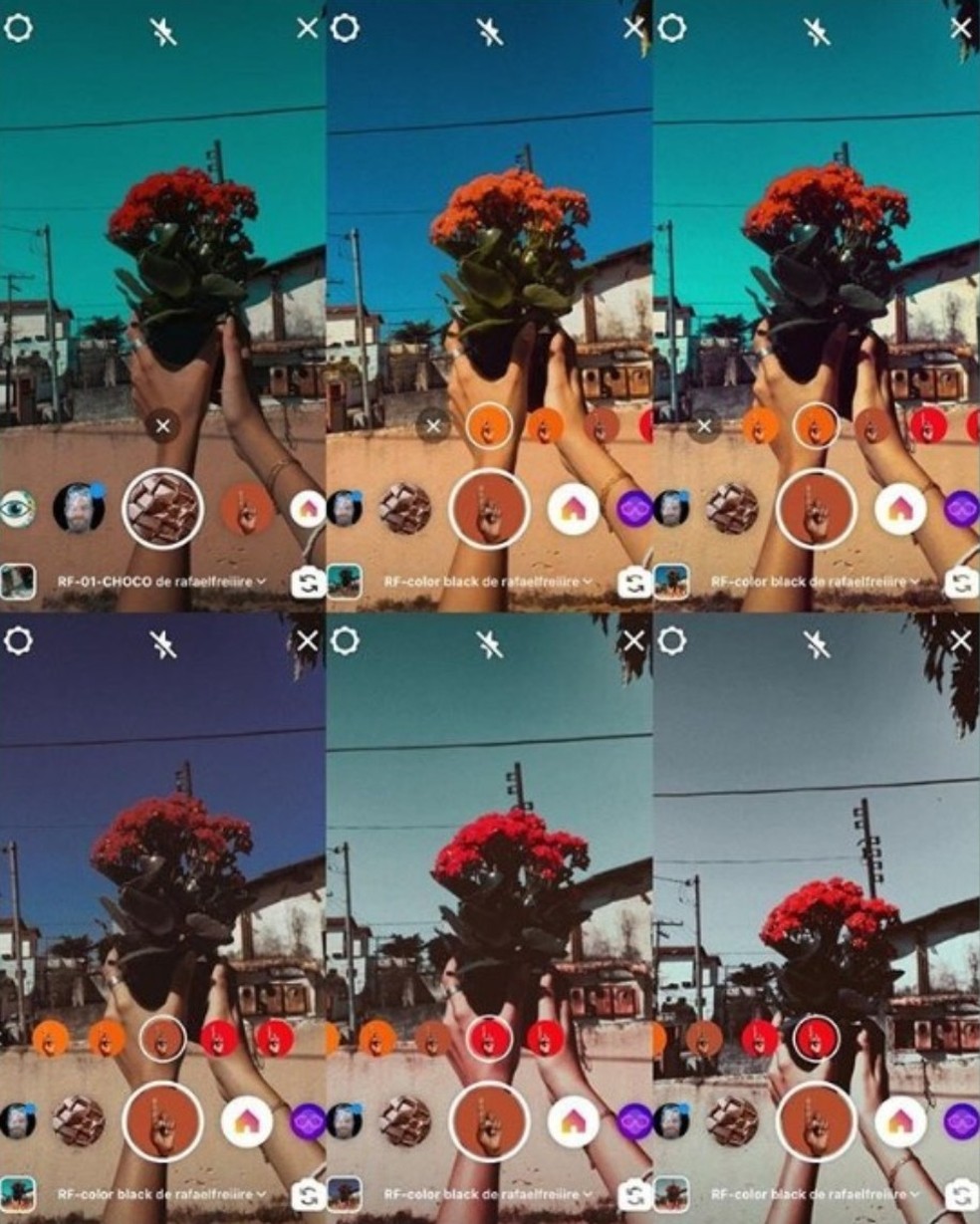 Fotógrafo Rafael Freire tem filtros para diferentes tons de pele negra — Foto: Reprodução/Instagram/Rafael Freire