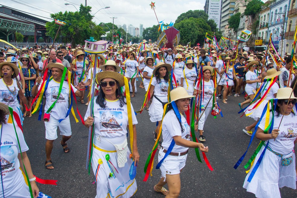Centenas de pessoas se reuniram no Arrastão 2018 — Foto: Divulgação/Arraial do Pavulagem