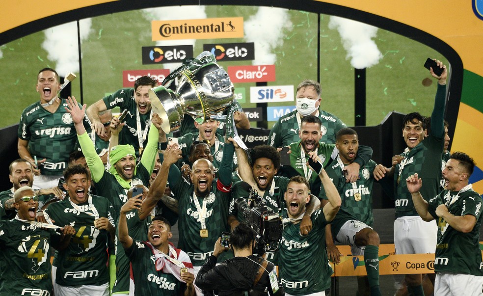 Em 2020 o Palmeiras fez apenas oito jogos para conquistar a Copa do Brasil por vir da Libertadores � Foto: Marcos Ribolli