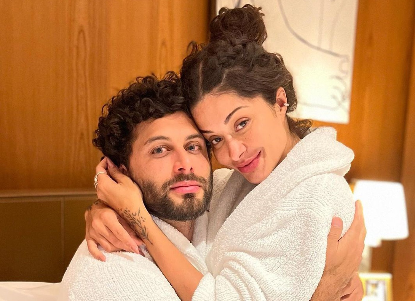 Jesus Luz e Aline Campos terminaram definitivamente o namoro, em março, após uma segunda tentativa chance — Foto: Reprodução Instagram