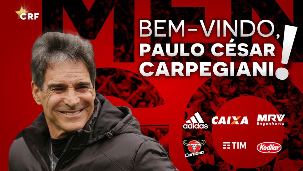Carpegiani é o novo técnico do Flamengo (Foto: Carpegiani, Flamengo)