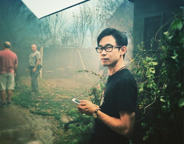 James Wan no set de Invocação do Mal 2 (Foto: Reprodução/Instagram)