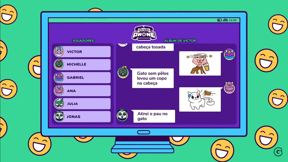 Gartic Phone é um jogo de desenho para navegador com elementos cooperativos — Foto: Divulgação/Gartic.io