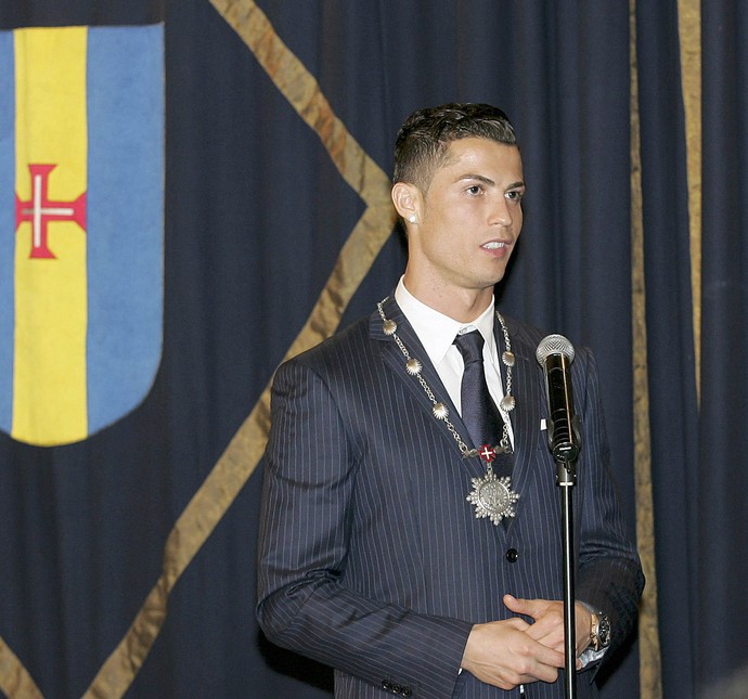 Cristiano Ronaldo medalha Ilha da Madeira (Foto: EFE)