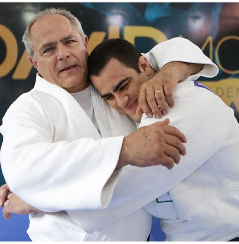 Judoca Fenelon Muller, pai do também judoca cuiabano David Moura. — Foto: Reprodução