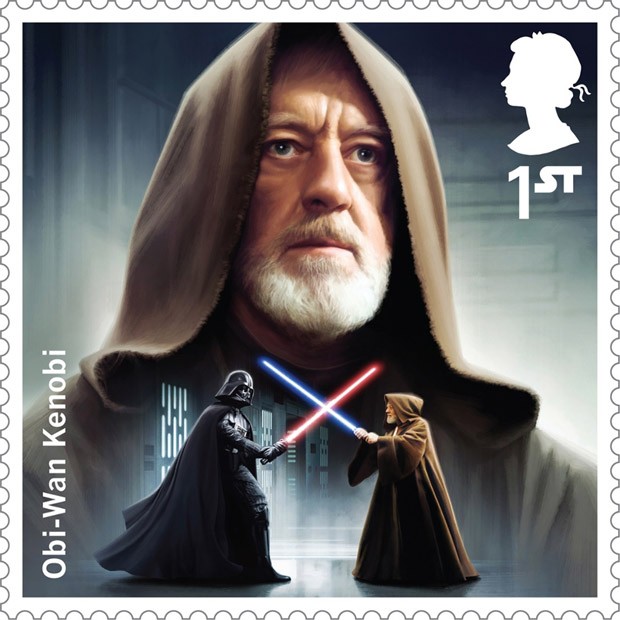 Selo 'Star Wars' (Foto: Divulgação/Royal Mail) Selo 'Star Wars' (Foto: Divulgação/Royal Mail)