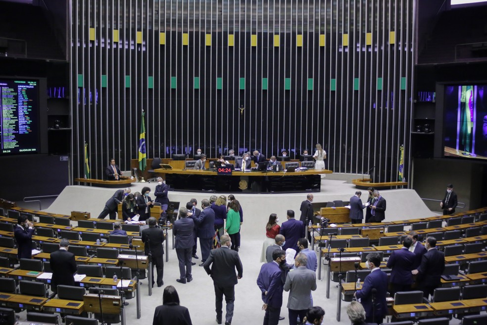 Discussão e votação de propostas na Câmara — Foto: Paulo Sergio/Câmara dos Deputados
