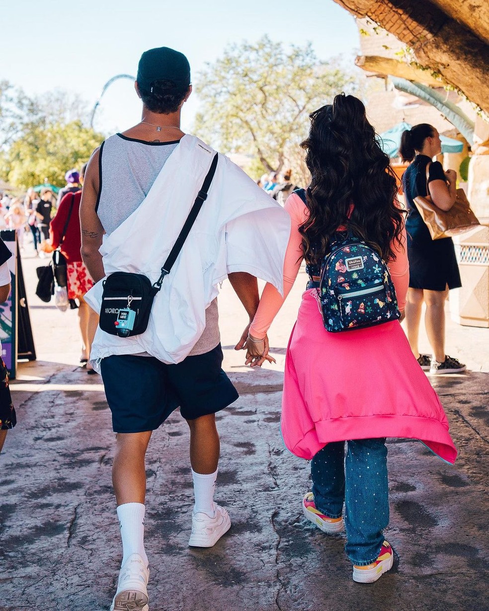 Larissa Manoela e Andr&eacute; Luiz  &mdash; Foto: Reprodu&ccedil;&atilde;o/Instagram