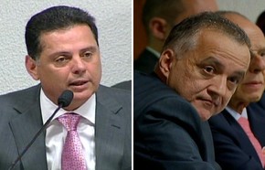 Marconi Perillo e Carlinhos Cachoeira Goiás (Foto: Reprodução/Globo News)