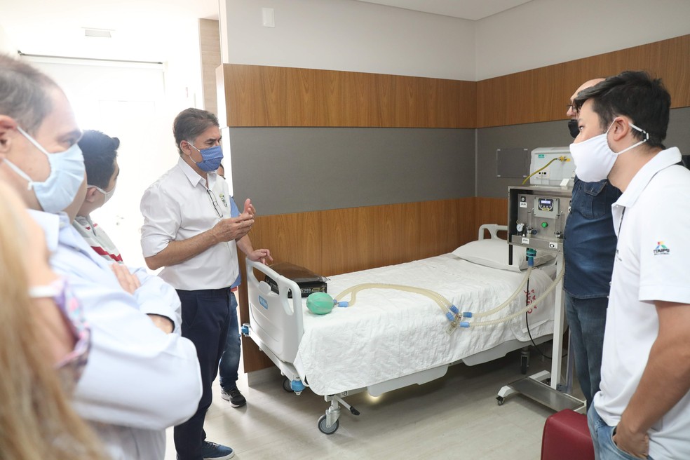 A Prefeitura de Cascavel informou que deu início no processo de adoção dos respiradores para pacientes do município — Foto: Vanderlei Faria/Prefeitura de Cascavel