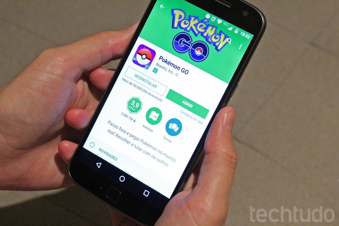 Pokemon Go Android (Foto: Camila Peres/TechTudo)