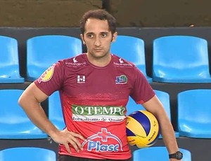 Juiz de Fora JF Vôlei Superliga 2016 Henrique Furtado (Foto: Reprodução/TV Integração)