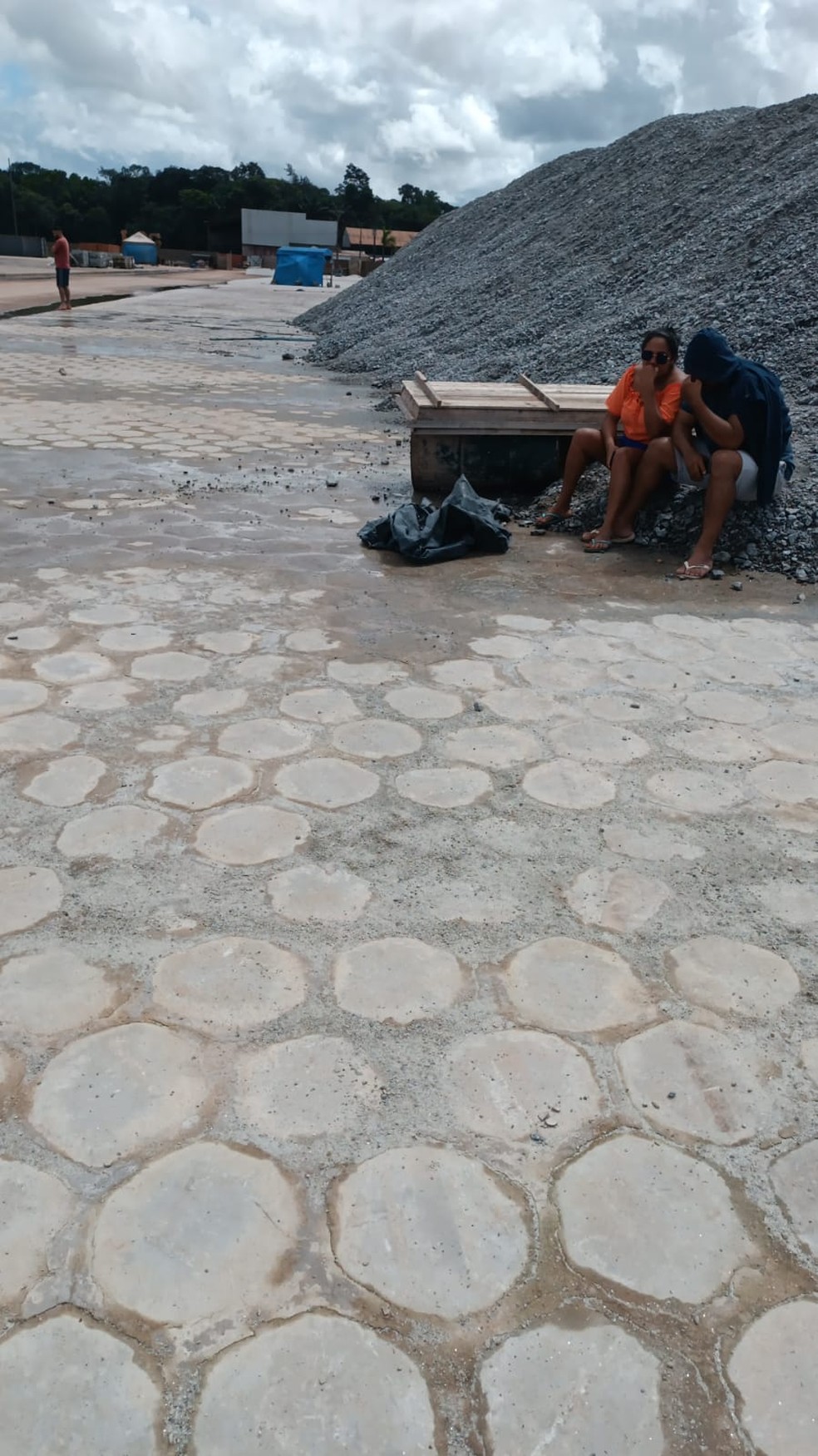 Familiares descobriram que corpo de Marciele estava dentro de tambor nas dependências de empresa, em Barcarena — Foto: Arquivo Pessoal