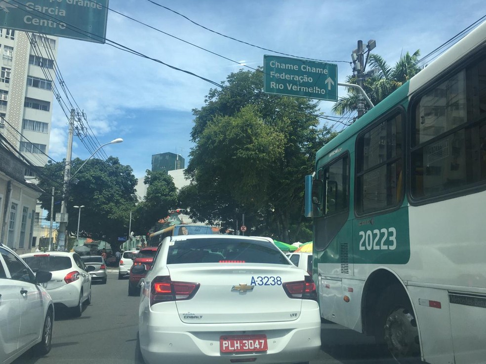 Carnaval de 2023 terá cinco grandes áreas de restrição de circulação de veículos — Foto: Lilian Marques/Rede Bahia